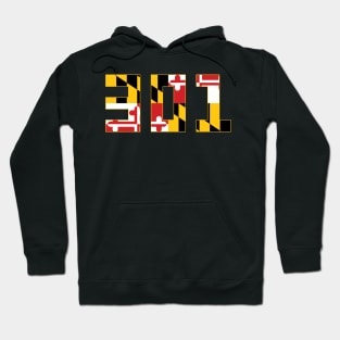 301 Maryland Flag Hoodie